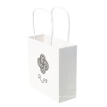 Simple Design Skincare Black White Paper Bag Packaging